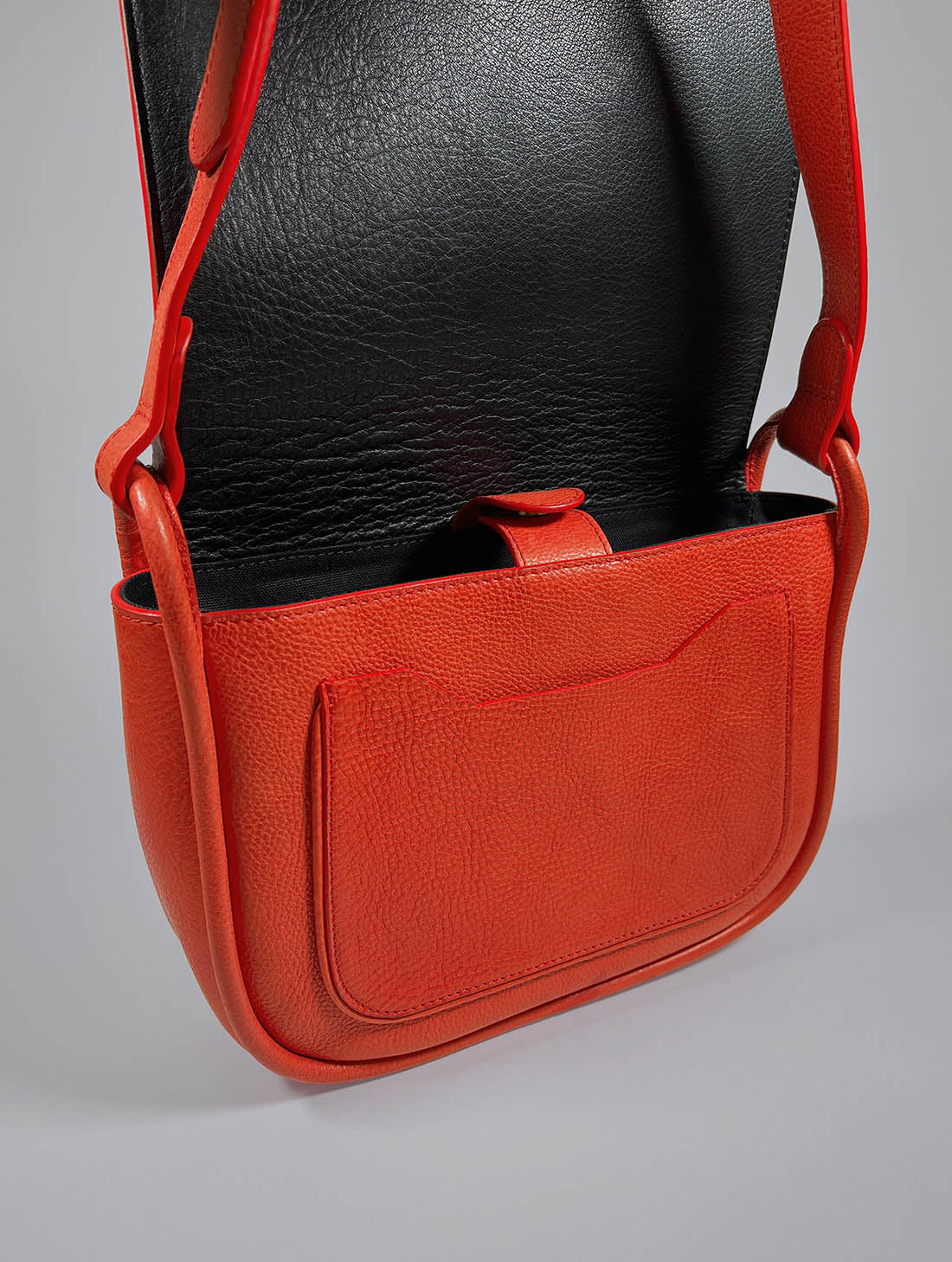 NKA Medium Crossbody Bag - Orange-Red